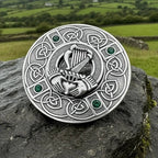 Irish Spirit Celtic Claddagh Plaid Pin Brooch La Vie Bien Irish Spirit Celtic Claddagh Plaid Pin
