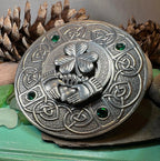 Irish Spirit Celtic Claddagh Plaid Pin Brooch La Vie Bien Irish Spirit Celtic Claddagh Plaid Pin