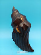 Ironwood Carved Conch Shell – 6.5" Coastal Decor Accent Wood Accent La Vie Bien Ironwood Carved Conch Shell – 6.5" Coastal Decor Accent