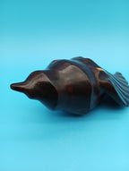 Ironwood Carved Conch Shell – 6.5" Coastal Decor Accent Wood Accent La Vie Bien Ironwood Carved Conch Shell – 6.5" Coastal Decor Accent
