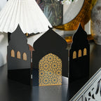 Islamic Acrylic Folding Screen Hollow Pattern Desktop Decor (MAC402)