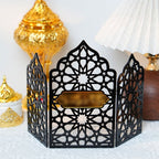 Islamic Acrylic Folding Screen Hollow Pattern Desktop Decor (MAC402) La Vie Bien Islamic Acrylic Folding Screen Hollow Pattern Desktop Decor (MAC402)