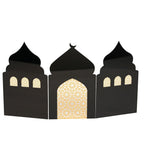Islamic Acrylic Folding Screen Hollow Pattern Desktop Decor (MAC402) La Vie Bien Islamic Acrylic Folding Screen Hollow Pattern Desktop Decor (MAC402)