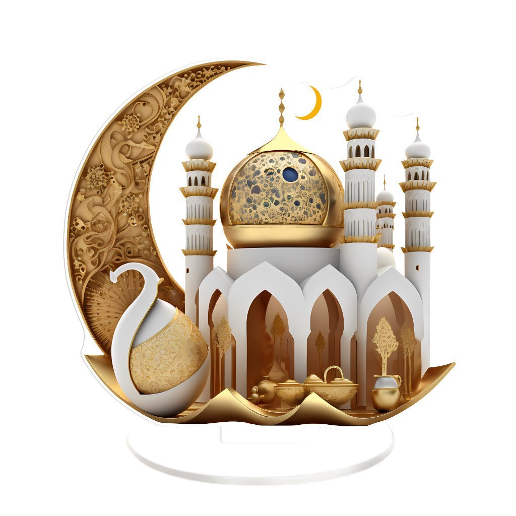 Islamic Style Mosque Acrylic Tabletop Decor (MAC386) La Vie Bien Islamic Style Mosque Acrylic Tabletop Decor (MAC386)