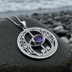 Isobel Chalice Well Necklace in Sterling Silver Pendant La Vie Bien Isobel Chalice Well Necklace in Sterling Silver