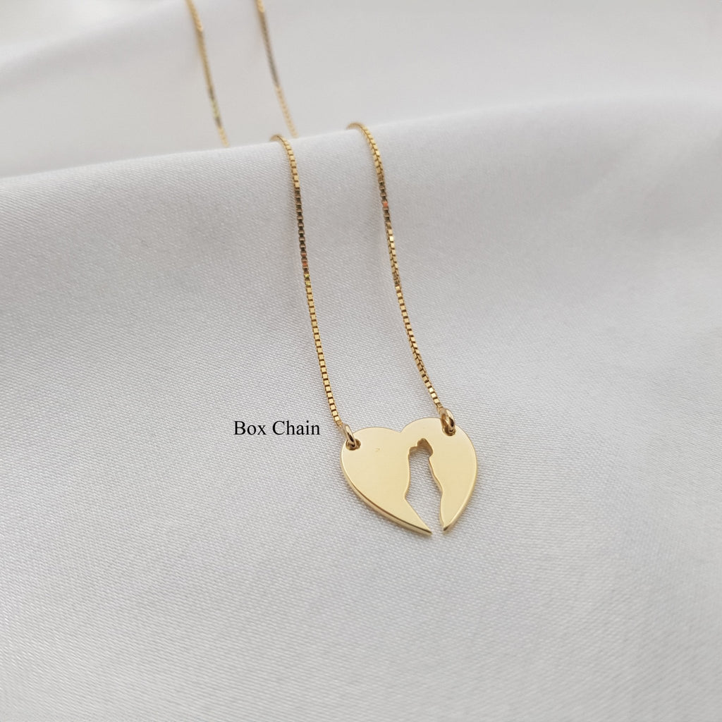 Israel Map Heart Necklace La Vie Bien Israel Map Heart Necklace