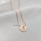 Israel Map Heart Necklace La Vie Bien Israel Map Heart Necklace