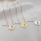 Israel Map Heart Necklace La Vie Bien Israel Map Heart Necklace