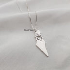 Israel Map Star of David Necklace La Vie Bien Israel Map Star of David Necklace