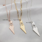 Israel Map Star of David Necklace La Vie Bien Israel Map Star of David Necklace