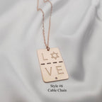 Israel Military Tag Necklace La Vie Bien Israel Military Tag Necklace