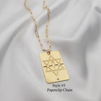 Israel Military Tag Necklace La Vie Bien Israel Military Tag Necklace