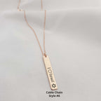 Israel Support Bar Necklace - 6 Styles La Vie Bien Israel Support Bar Necklace - 6 Styles
