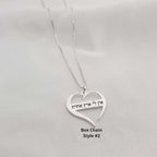 Israel Support Heart Necklace - 6 Styles La Vie Bien Israel Support Heart Necklace - 6 Styles