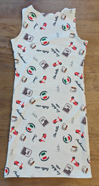 Italian chic Bodycon dress - Italian flag, espresso cup, Italian phrases, electric scooter and Rome stamp All Over Prints La Vie Bien Italian chic Bodycon dress - Italian flag, espresso cup, Italian phrases, electric scooter and Rome stamp