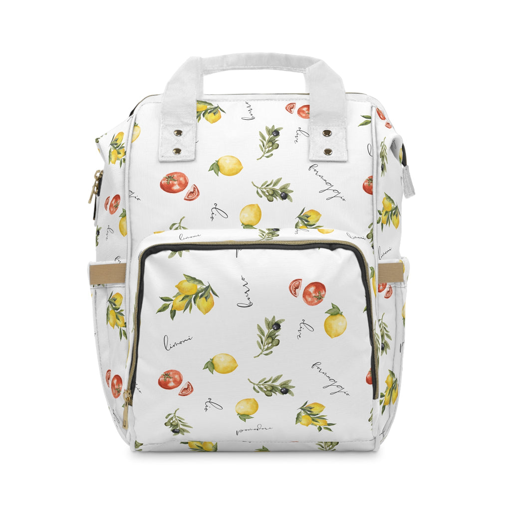 Italian Cooking Diaper Backpack — Multifunctional Baby Bag with Italian Phrases Bags La Vie Bien Italian Cooking Diaper Backpack — Multifunctional Baby Bag with Italian Phrases
