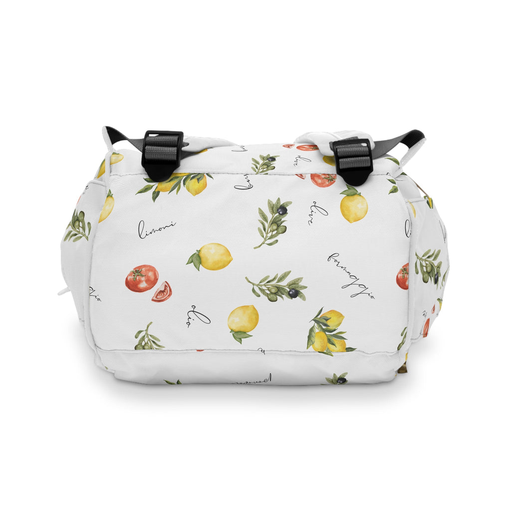 Italian Cooking Diaper Backpack — Multifunctional Baby Bag with Italian Phrases Bags La Vie Bien Italian Cooking Diaper Backpack — Multifunctional Baby Bag with Italian Phrases