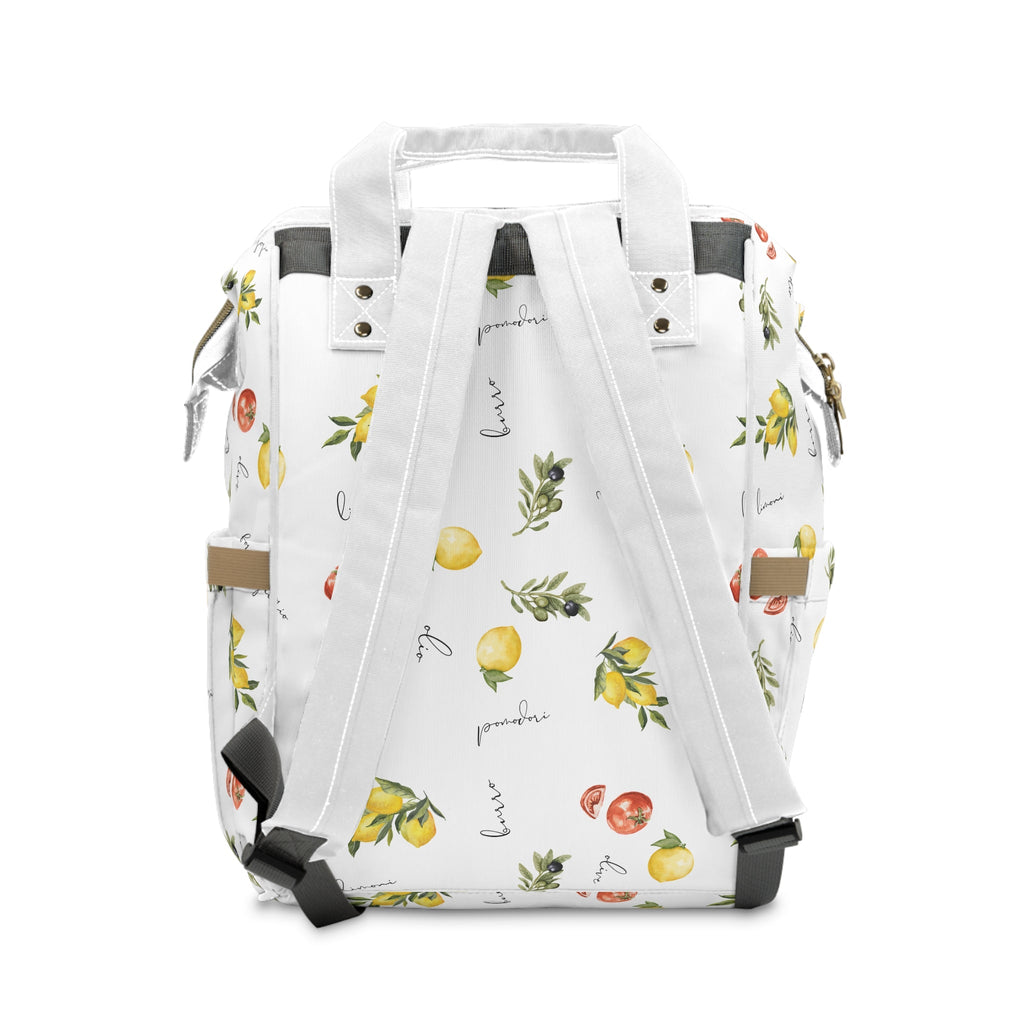 Italian Cooking Diaper Backpack — Multifunctional Baby Bag with Italian Phrases Bags La Vie Bien Italian Cooking Diaper Backpack — Multifunctional Baby Bag with Italian Phrases