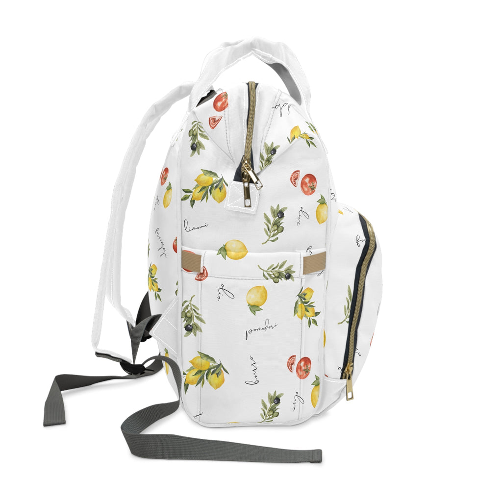 Italian Cooking Diaper Backpack — Multifunctional Baby Bag with Italian Phrases Bags La Vie Bien Italian Cooking Diaper Backpack — Multifunctional Baby Bag with Italian Phrases