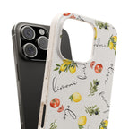Italian cooking Eco friendly biodegradable phone case -Lemons & Tomatoes phone case | Biodegradable Cases Phone Case La Vie Bien Italian cooking Eco friendly biodegradable phone case -Lemons & Tomatoes phone case | Biodegradable Cases