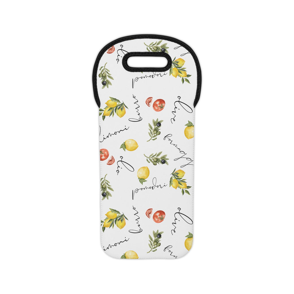 Italian cooking Wine Tote Bag – Insulated Bottle Carrier with Lemon & Olive Citrus Garden Print Accessories La Vie Bien Italian cooking Wine Tote Bag – Insulated Bottle Carrier with Lemon & Olive Citrus Garden Print