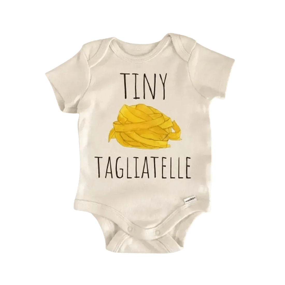 Italian Italy Pasta Newborn Baby Onesie® Bodysuit GS1 Baby Onesie La Vie Bien Italian Italy Pasta Newborn Baby Onesie® Bodysuit GS1