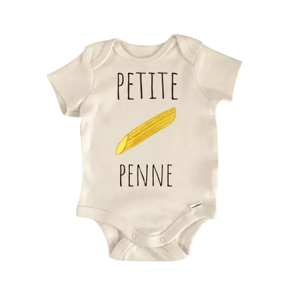 Italian Italy Pasta Newborn Baby Onesie® Bodysuit GS1 Baby Onesie La Vie Bien Italian Italy Pasta Newborn Baby Onesie® Bodysuit GS1