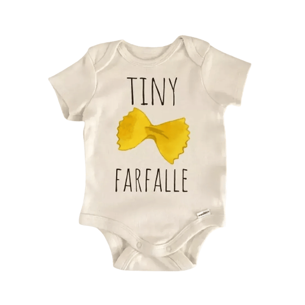 Italian Italy Pasta Newborn Baby Onesie® Bodysuit GS1 Baby Onesie La Vie Bien Italian Italy Pasta Newborn Baby Onesie® Bodysuit GS1