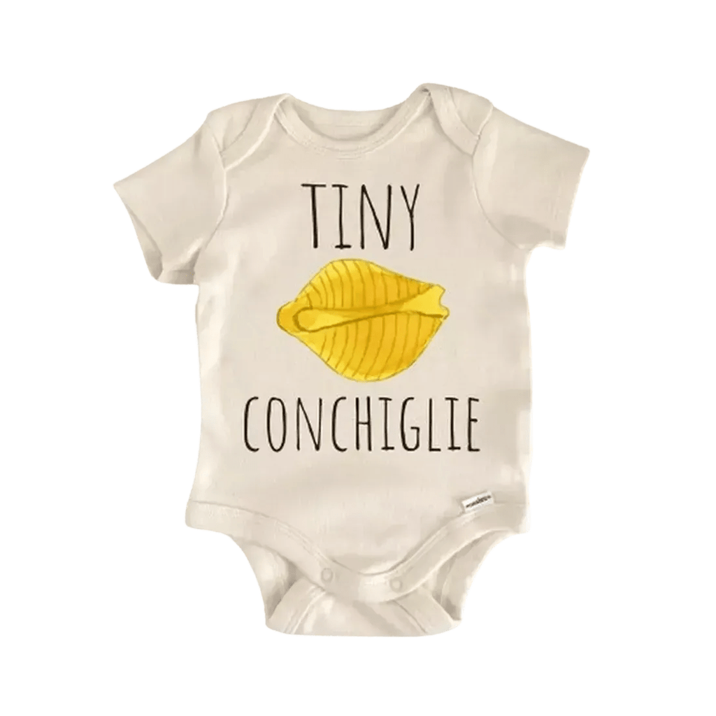Italian Italy Pasta Newborn Baby Onesie® Bodysuit GS1 Baby Onesie La Vie Bien Italian Italy Pasta Newborn Baby Onesie® Bodysuit GS1