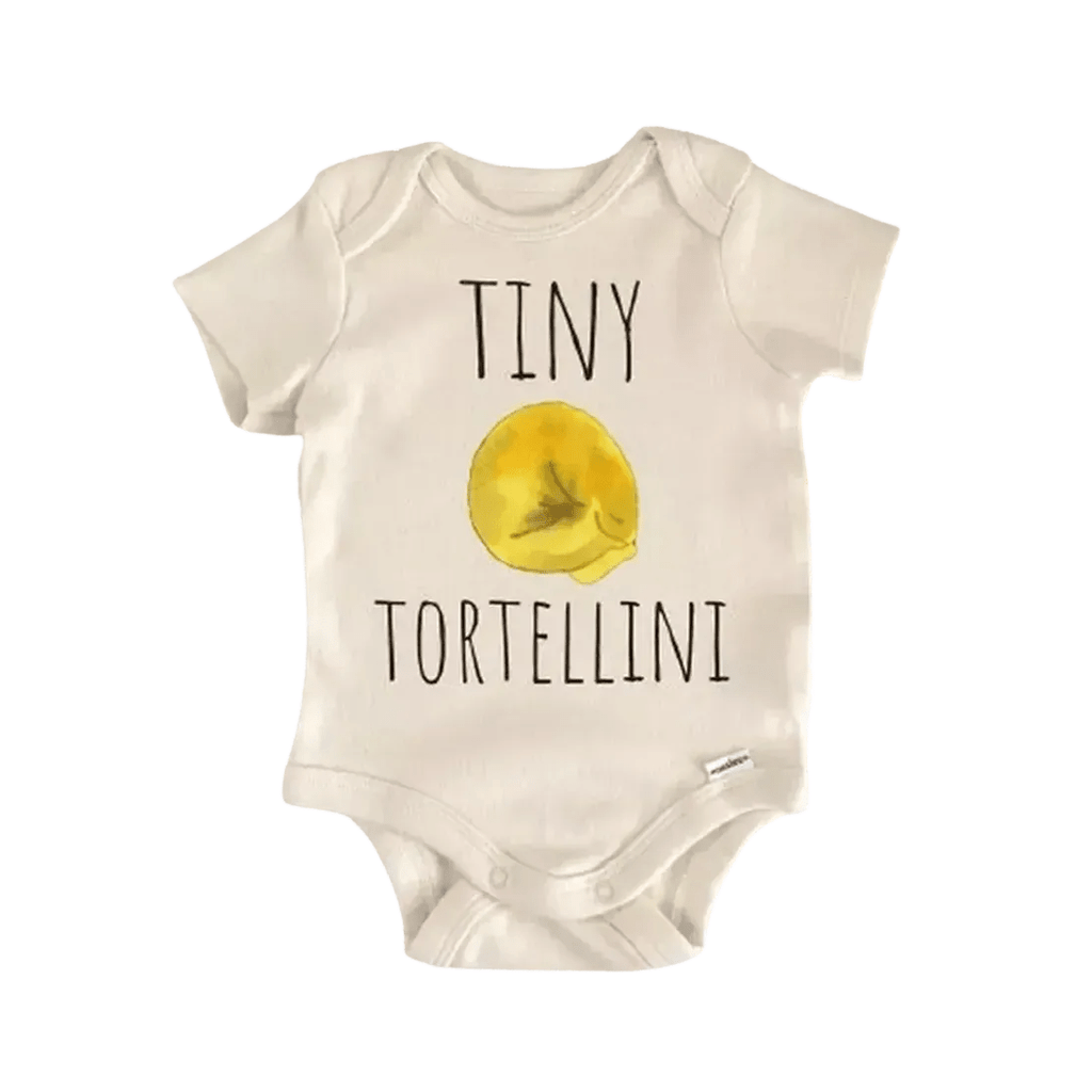 Italian Italy Pasta Newborn Baby Onesie® Bodysuit GS1 Baby Onesie La Vie Bien Italian Italy Pasta Newborn Baby Onesie® Bodysuit GS1