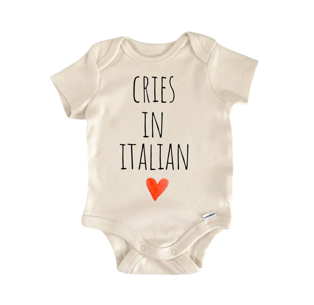 Italian Italy Sicily Newborn Baby Onesie® Bodysuit Baby Bodysuit La Vie Bien Italian Italy Sicily Newborn Baby Onesie® Bodysuit