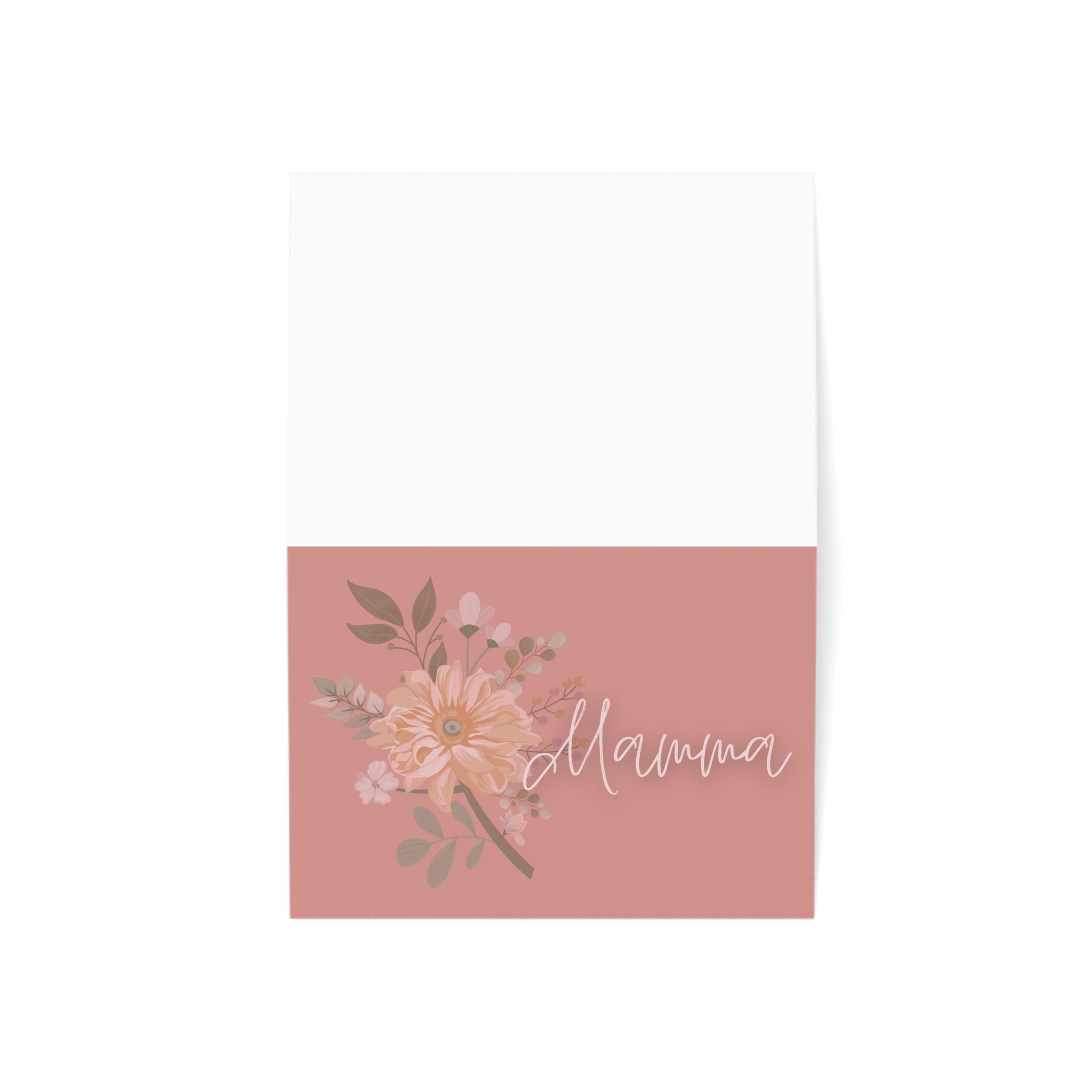 Italian Mamma pink Floral birthday, Mother's Day, or all-occasion Card with envelope, blank inside Paper products La Vie Bien Italian Mamma pink Floral birthday, Mother's Day, or all-occasion Card with envelope, blank inside