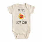 Italian Pasta Newborn Baby Onesie® Bodysuit GS1 Baby Onesie La Vie Bien Italian Pasta Newborn Baby Onesie® Bodysuit GS1