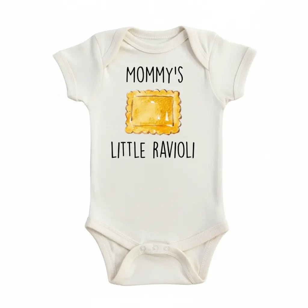 Italian Pasta Newborn Baby Onesie® Bodysuit GS1 Baby Onesie La Vie Bien Italian Pasta Newborn Baby Onesie® Bodysuit GS1