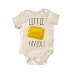 Italian Pasta Ravioli Newborn Baby Onesie® Bodysuit GS1 Baby Onesie La Vie Bien Italian Pasta Ravioli Newborn Baby Onesie® Bodysuit GS1