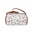 Italian Pattern Waterproof Canvas Bag, Italian Icons Tote Bags La Vie Bien Italian Pattern Waterproof Canvas Bag, Italian Icons Tote
