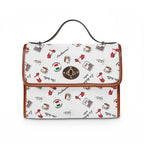 Italian Pattern Waterproof Canvas Bag, Italian Icons Tote Bags La Vie Bien Italian Pattern Waterproof Canvas Bag, Italian Icons Tote