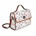 Italian Pattern Waterproof Canvas Bag, Italian Icons Tote Bags La Vie Bien Italian Pattern Waterproof Canvas Bag, Italian Icons Tote