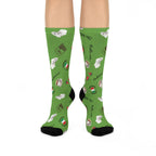 Italian themed Crew Socks by Printify