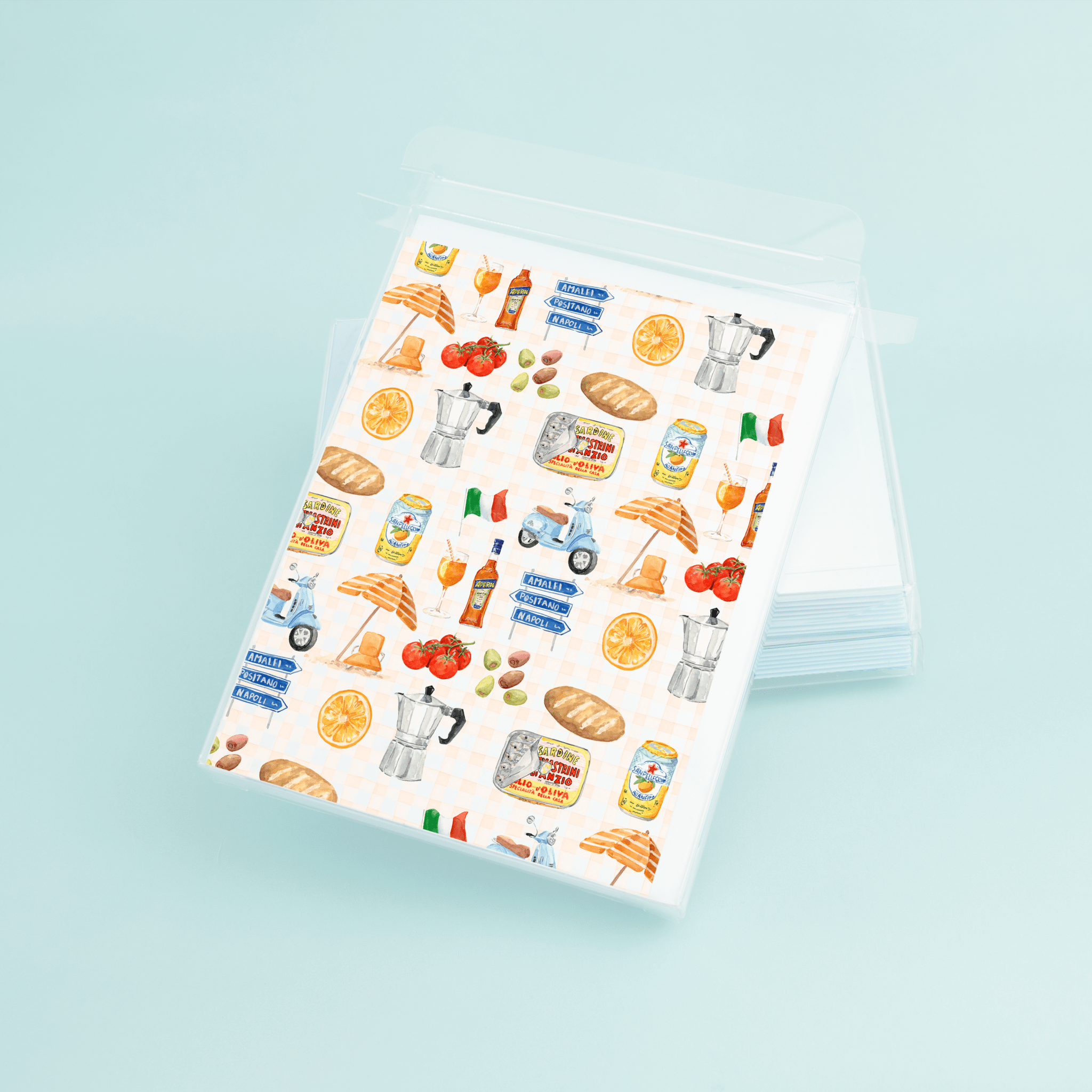 Italiano Pattern A2 FOLDED CARD La Vie Bien Italiano Pattern