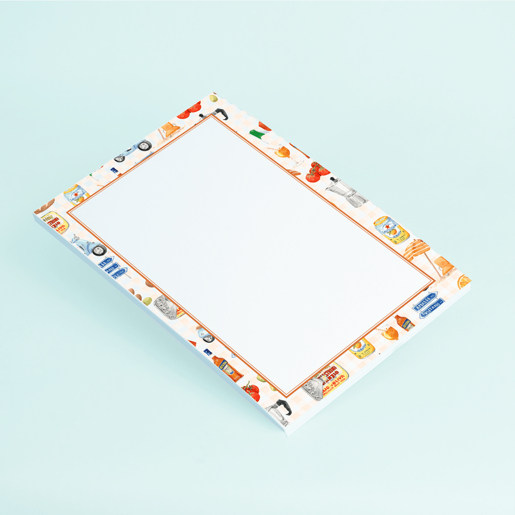 Italiano Pattern NOTEPAD La Vie Bien Italiano Pattern