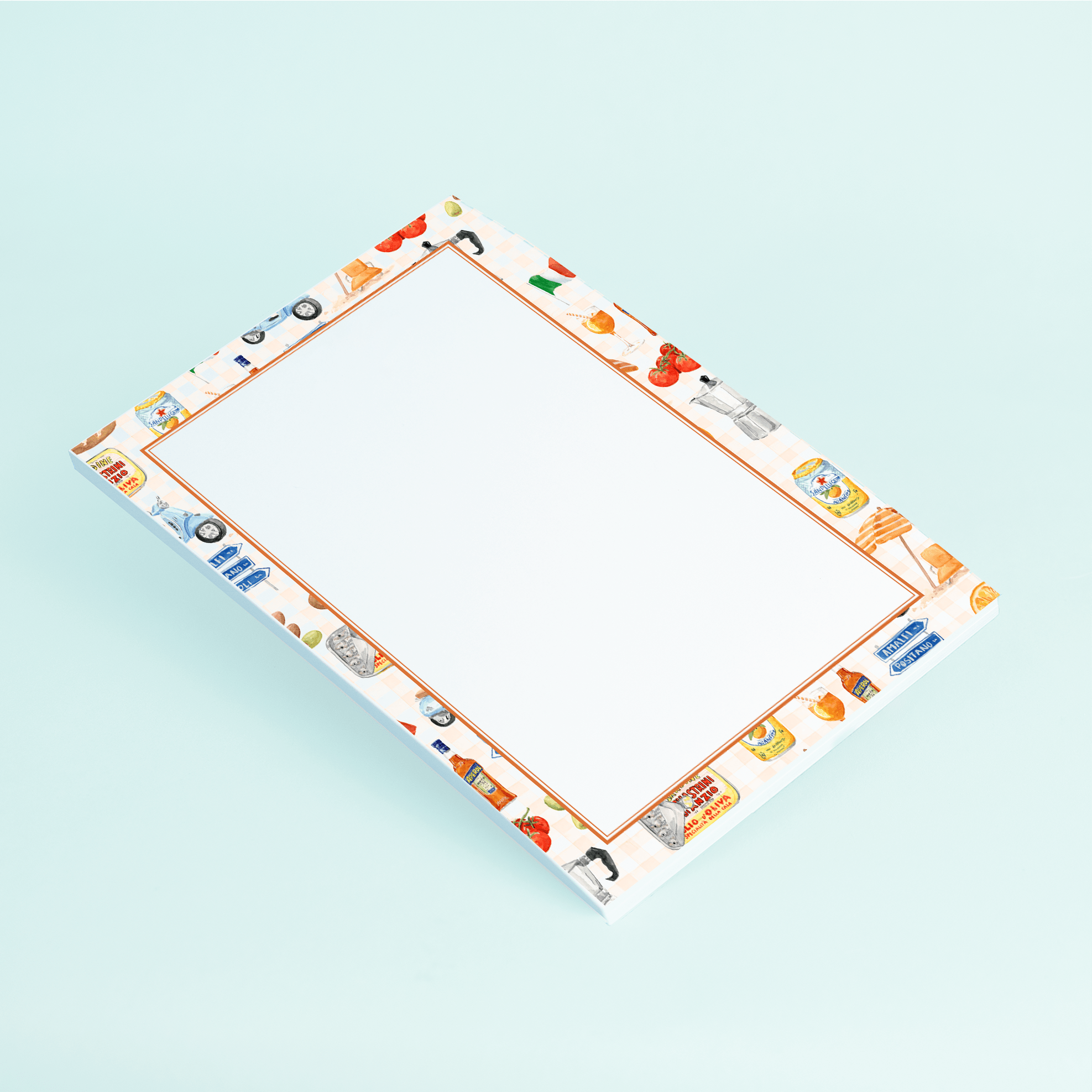 Italiano Pattern NOTEPAD La Vie Bien Italiano Pattern