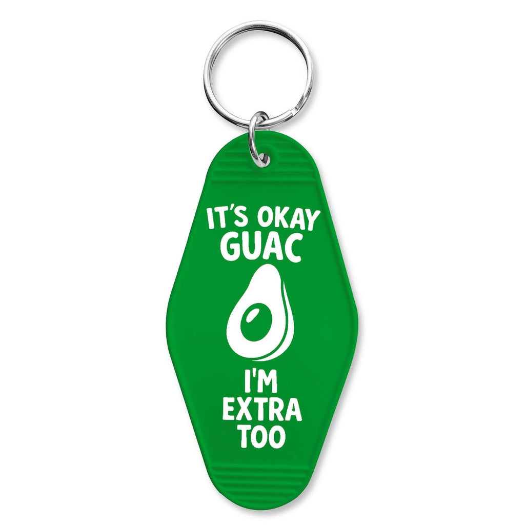It's Ok Guac, I'm Extra Too Keychain Keychain La Vie Bien It's Ok Guac, I'm Extra Too Keychain