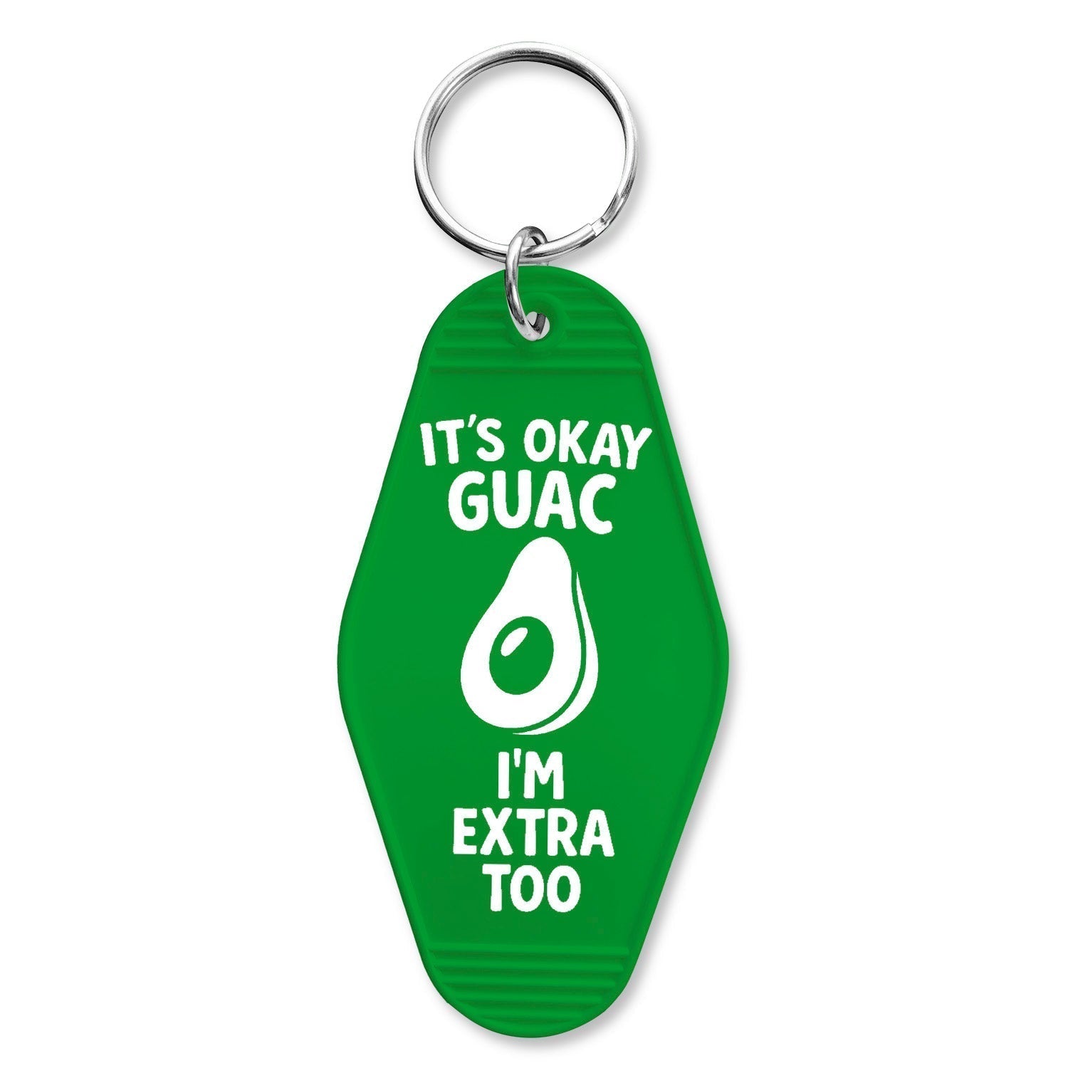It's Ok Guac, I'm Extra Too Keychain Keychain La Vie Bien It's Ok Guac, I'm Extra Too Keychain