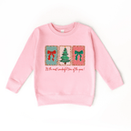 It's the most wonderful time of the Year Stamp toddler and youth Sweatshirt, Christmas collection by Benny and Ray Apparel