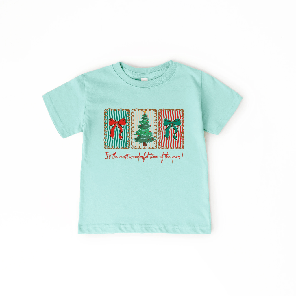 It's the most wonderful time of the Year Stamps toddler and youth tee shirt, Christmas collection by Benny and Ray Apparel
