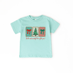 It's the most wonderful time of the Year Stamps toddler and youth tee shirt, Christmas collection by Benny and Ray Apparel