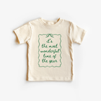 It's the most wonderful time of the Year toddler and youth tee shirt, Christmas collection by Benny and Ray Apparel