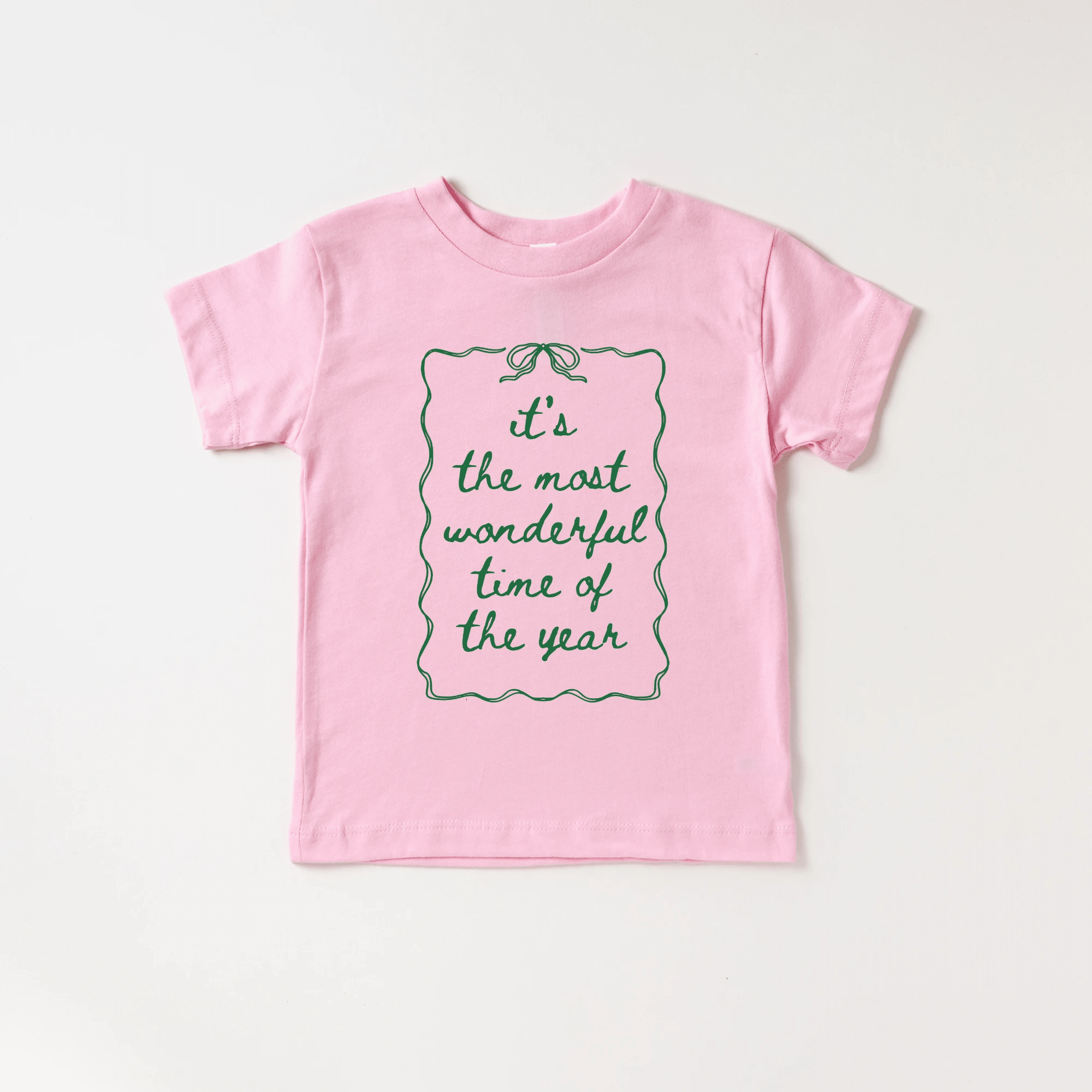 It's the most wonderful time of the Year toddler and youth tee shirt, Christmas collection by Benny and Ray Apparel