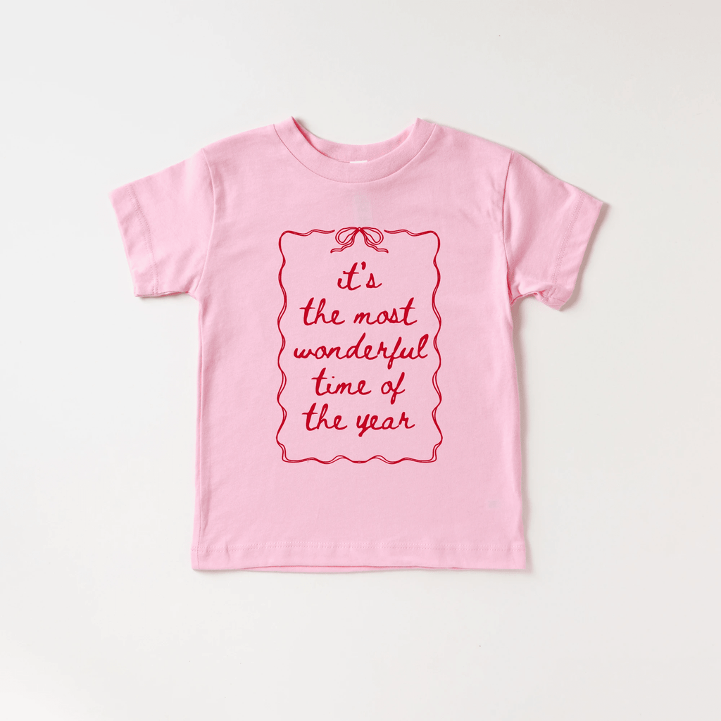 It's the most wonderful time of the Year toddler and youth tee shirt, Christmas collection by Benny and Ray Apparel